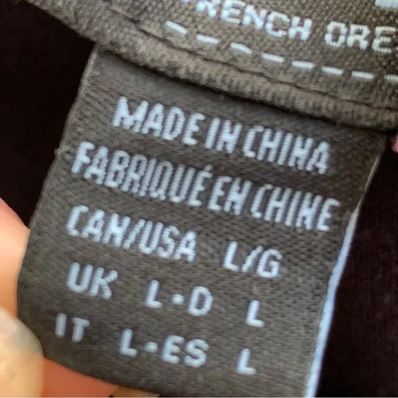 FDJ French Dressing Jeans Lace Navy Blue  Hoodie Sweatshirt - Picture 11 of 11